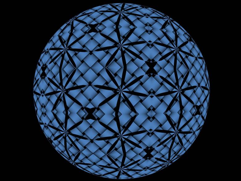 Free stock image of Black and Blue Sphere created by Katrena Patterson