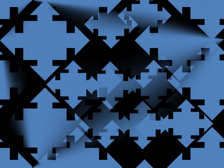 Free stock image of Black and Blue Pattern created by Katrena Patterson