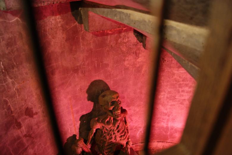 Free stock image of Skeleton in the dungeon created by Brian Norcross