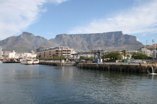 Table Mountain from the Victoria Basin - Free Stock Photo
