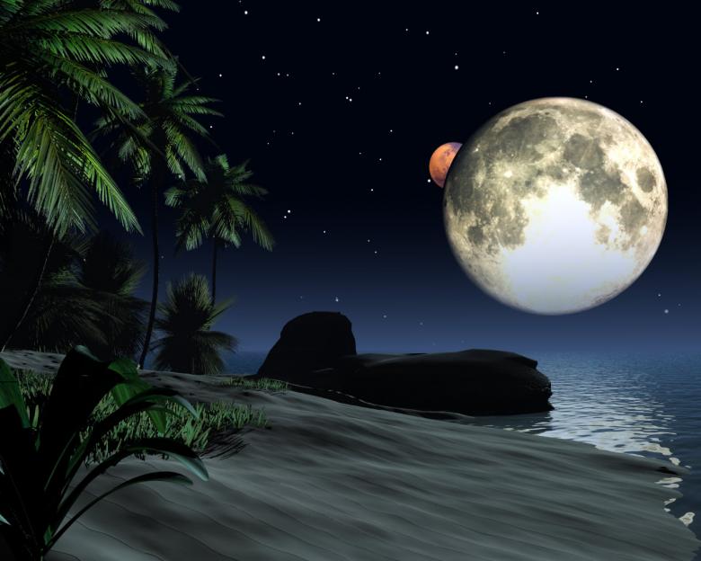 Free stock image of Moon created by samy alsharaby