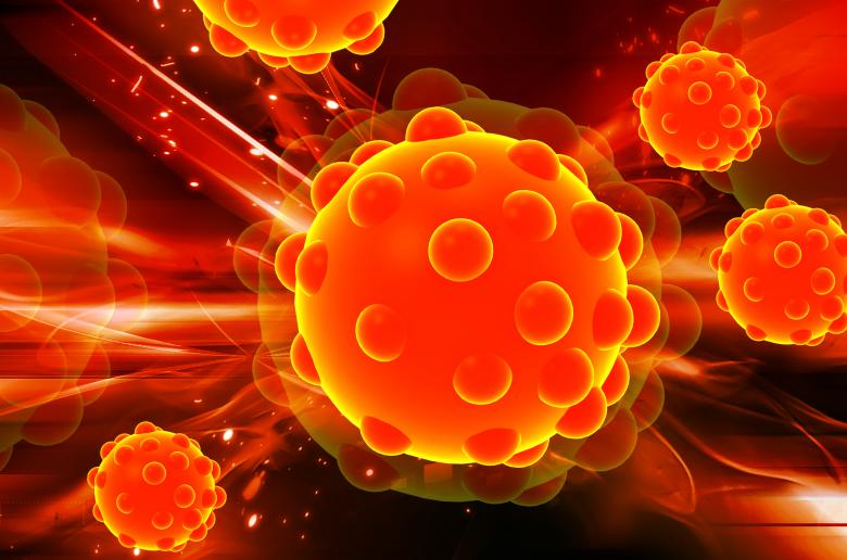 Free stock image of Red Bacteria Illustration created by renjithkrishnan.r