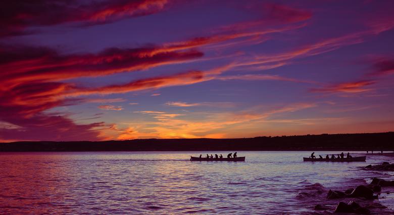 Free stock image of Sailing at sunset created by Andy Fox