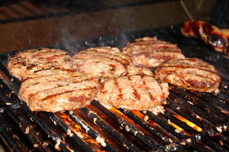 Free stock image of Hamburger patties created by Val Lawless