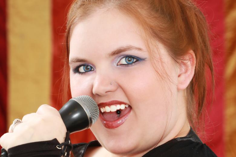 Free stock image of Woman singing created by Val Lawless