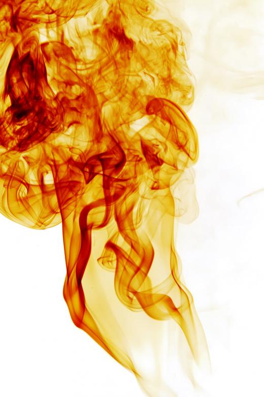 Free stock image of Orange Smoke on White Background created by 2happy