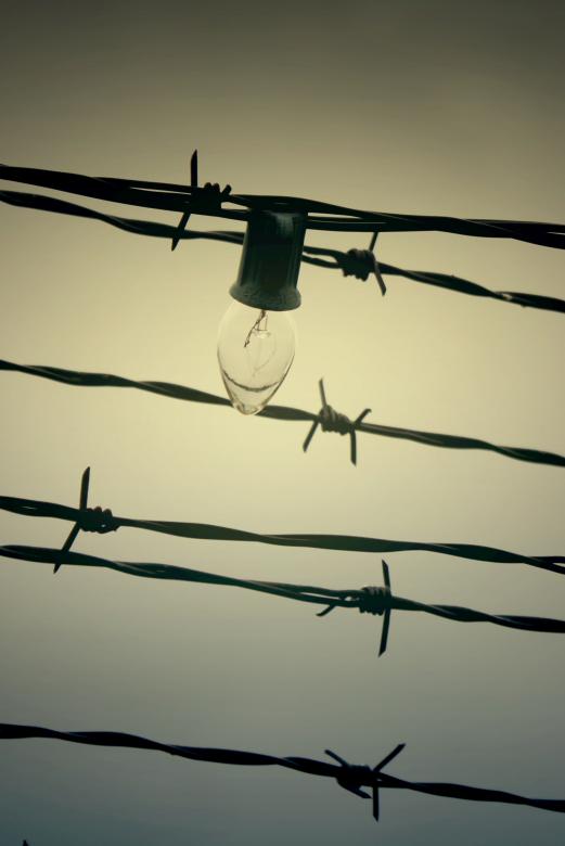 Free stock image of Barbwire and lights created by Val Lawless