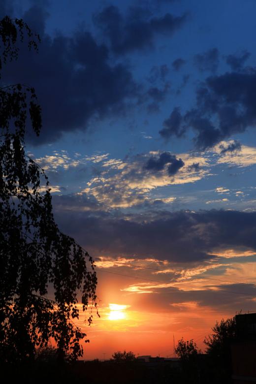 Free stock image of sky at sunset created by 2happy