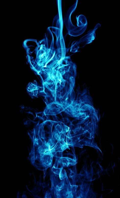 Free stock image of Abstract Blue Smoke on Black created by 2happy
