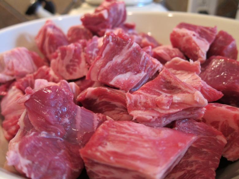 Free stock image of Cubed Beef created by Brian
