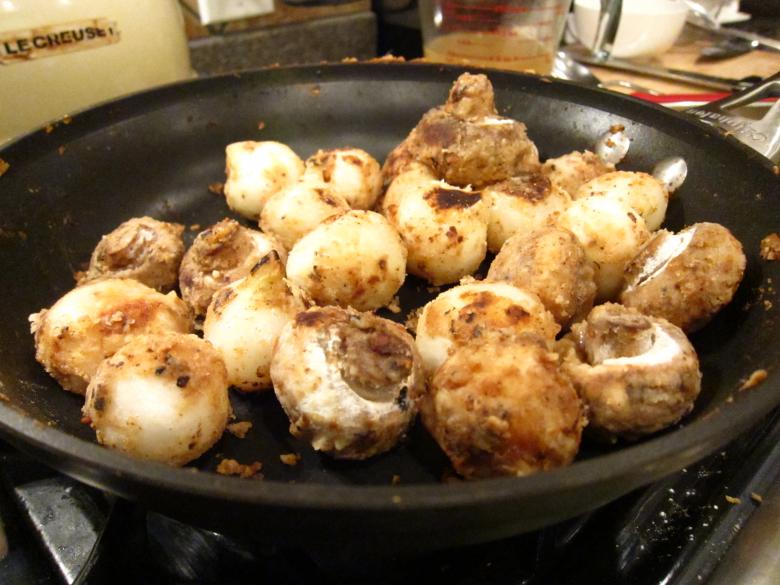 Free stock image of Pearl Onions and Mushrooms created by Brian