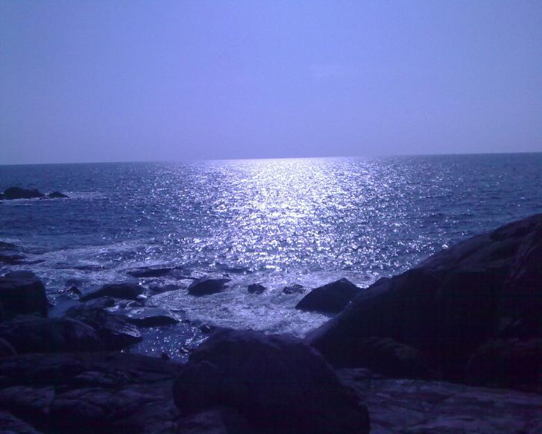 Free stock image of Blue sea with Sun Light created by Tona sam