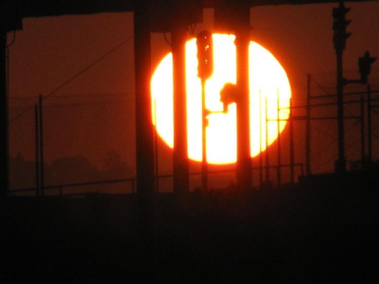 Free stock image of Sun rise and Silhouettes created by Richard Lockard