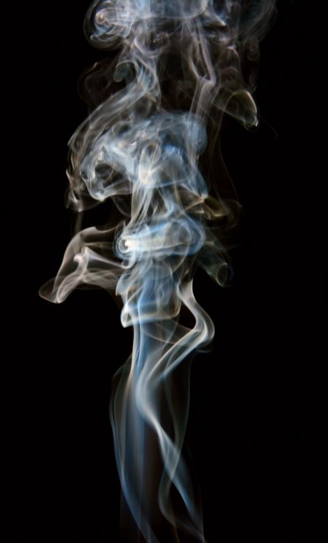 Free stock image of Long Swirly Smoke on Black created by 2happy