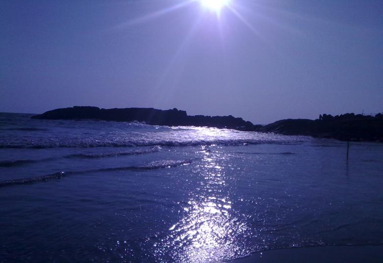 Free stock image of Blue Water and Sun created by Tona sam