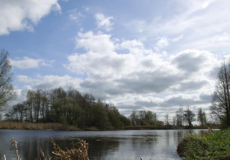 Free stock image of Dutch lake view created by Ed Sanders