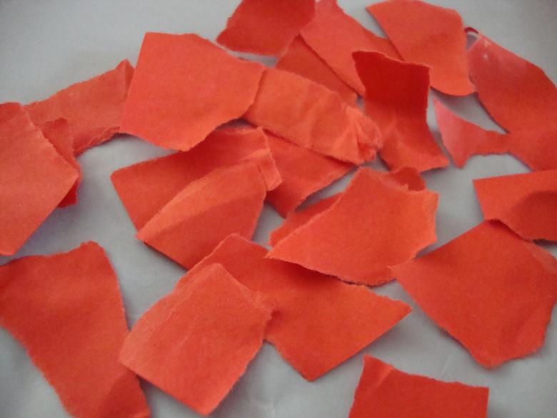 Free stock image of Red paper snippets created by laraalicia 07