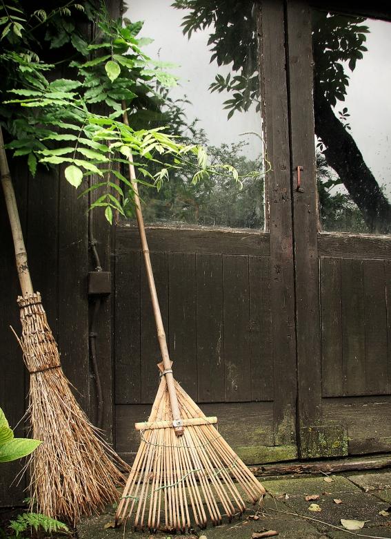 Free stock image of Broomsticks by a farm created by Luka