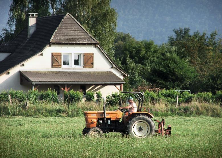Free stock image of Farmer on tractor created by Luka