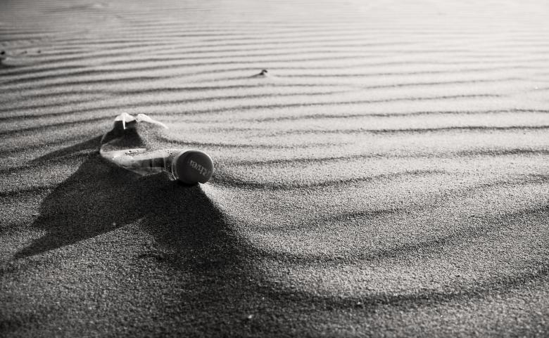 Free stock image of Empty plastic bottle on beach created by Luka