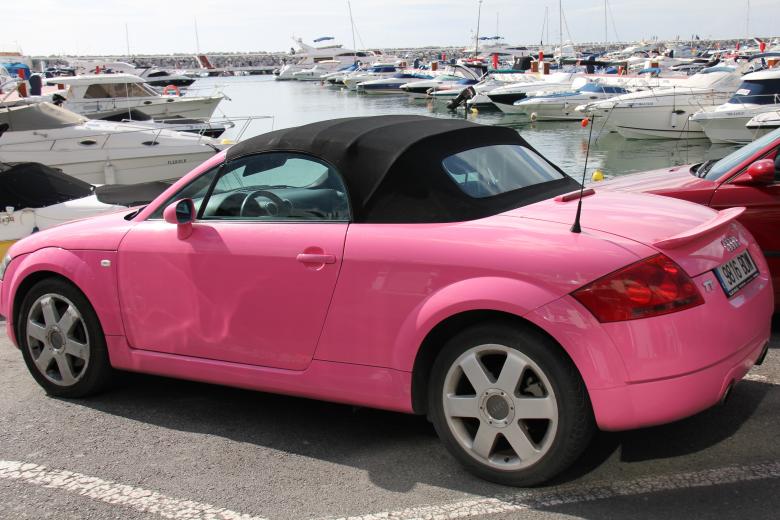 Free stock image of Pink Audi created by Ian Green