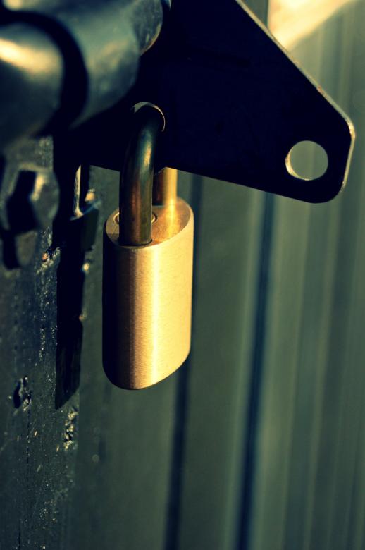 Free stock image of Golden Lock created by Megan O'Sullivan