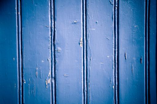 Blue painted wood texture - Free Stock Photo