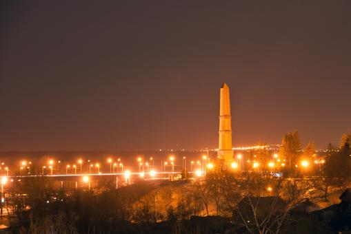 Free Stock Photo of night city