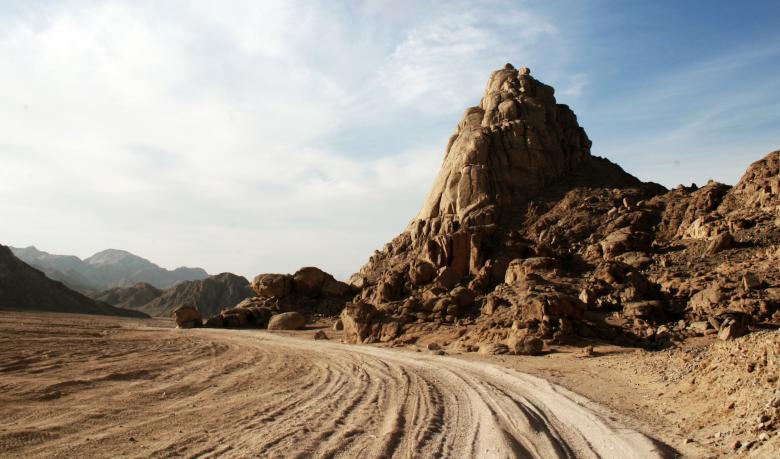 Free stock image of Road through the desert created by Luka