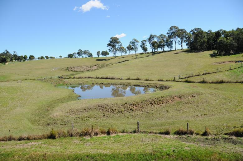 Free stock image of Dam in the paddock created by mlle