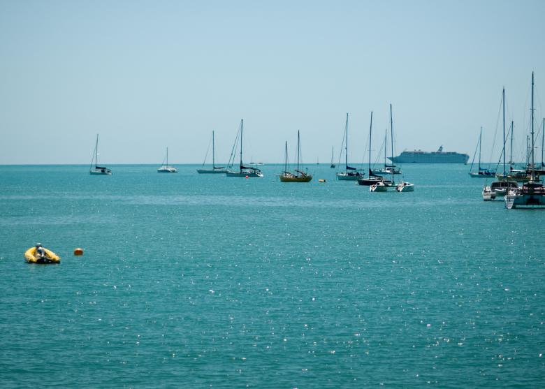 Free stock image of Boats in the sea created by mlle