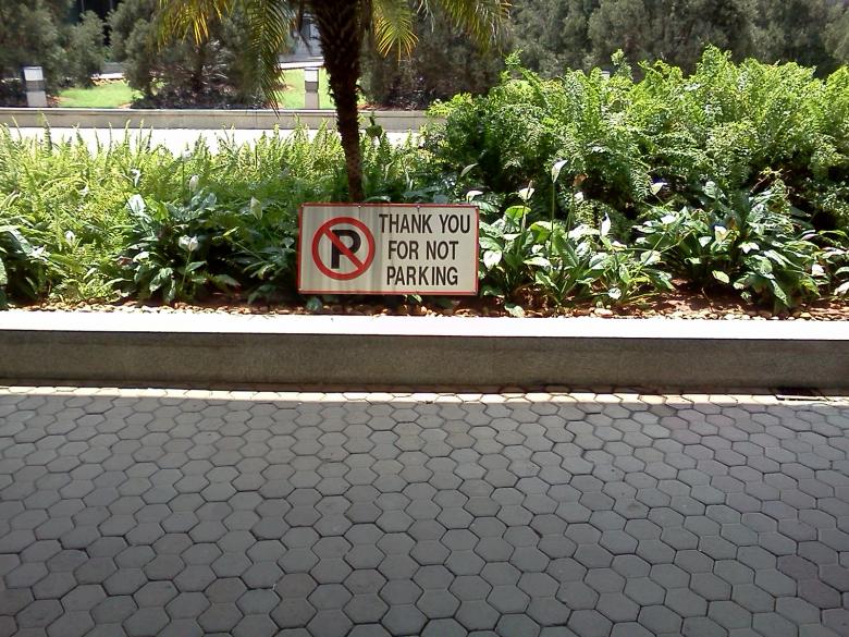 Free stock image of Thank you for not parking created by Abhinav