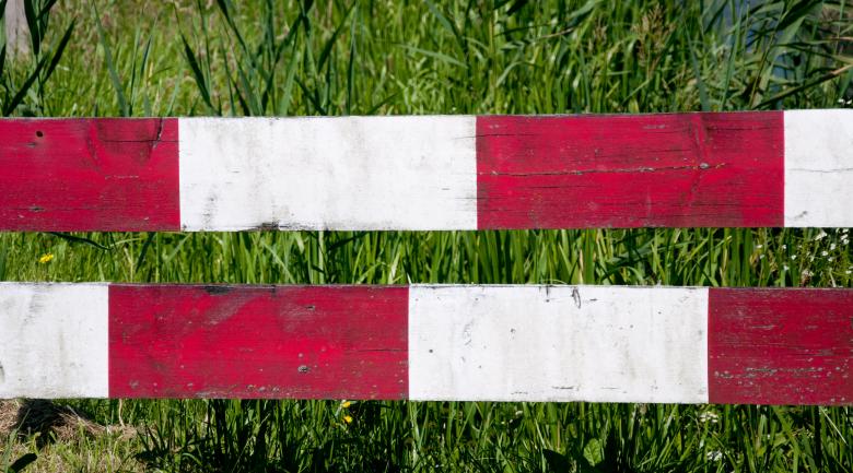 Free stock image of Red white, stop fence created by Luka
