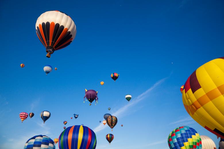 Free stock image of Hot Air Balloons created by Nicolas Raymond