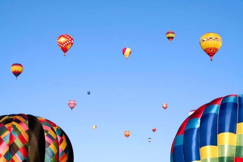 Free stock image of Hot Air Balloons created by Nicolas Raymond