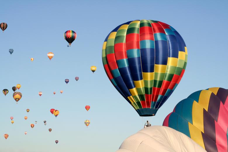 Free stock image of Hot Air Balloons created by Nicolas Raymond