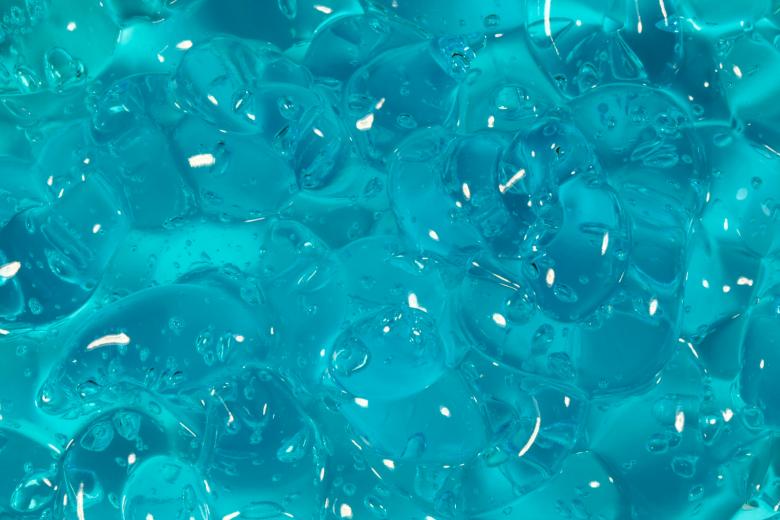 Free stock image of Blue Gel Macro created by Nicolas Raymond