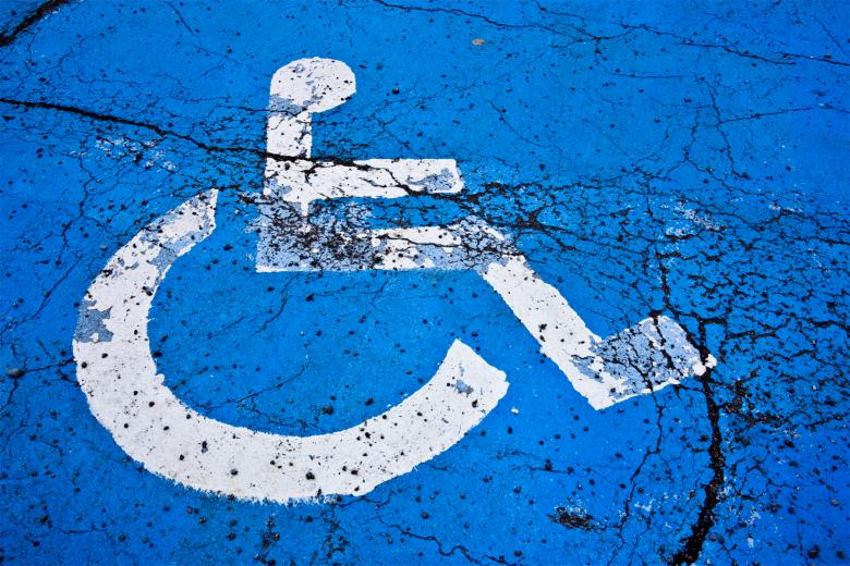 Free stock image of Cracked Handicap Sign created by Nicolas Raymond