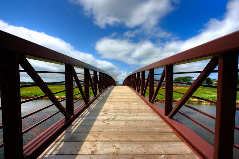 Free stock image of PEI Country Bridge - HDR created by Nicolas Raymond