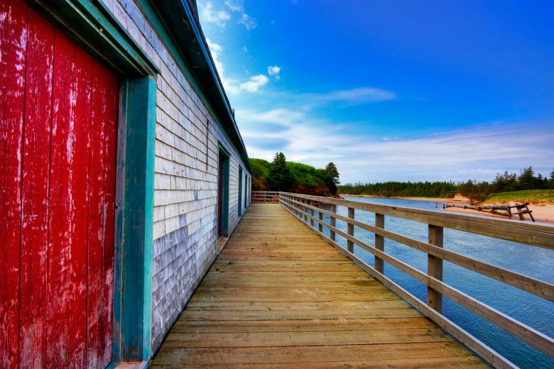Free stock image of PEI Beach Boardwalk - HDR created by Nicolas Raymond