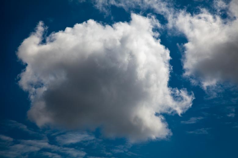 Free stock image of Cloudy Blue Sky created by Nicolas Raymond