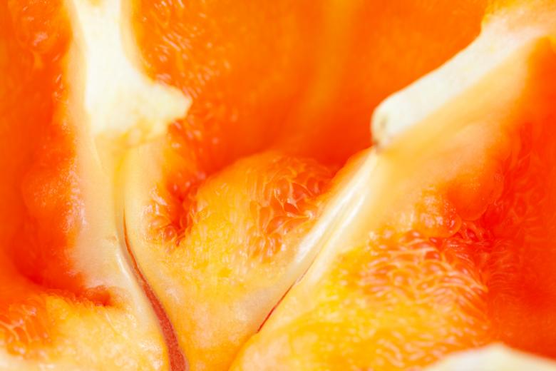 Free stock image of Orange Pepper Macro Texture created by Nicolas Raymond