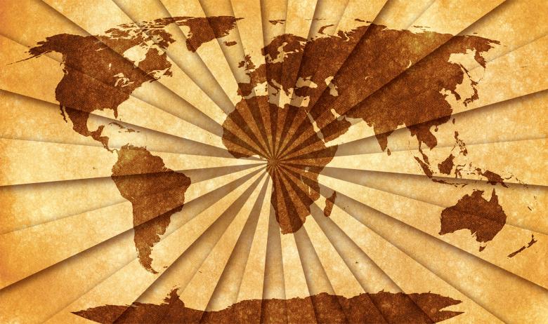 Free stock image of World Grunge Map created by Nicolas Raymond