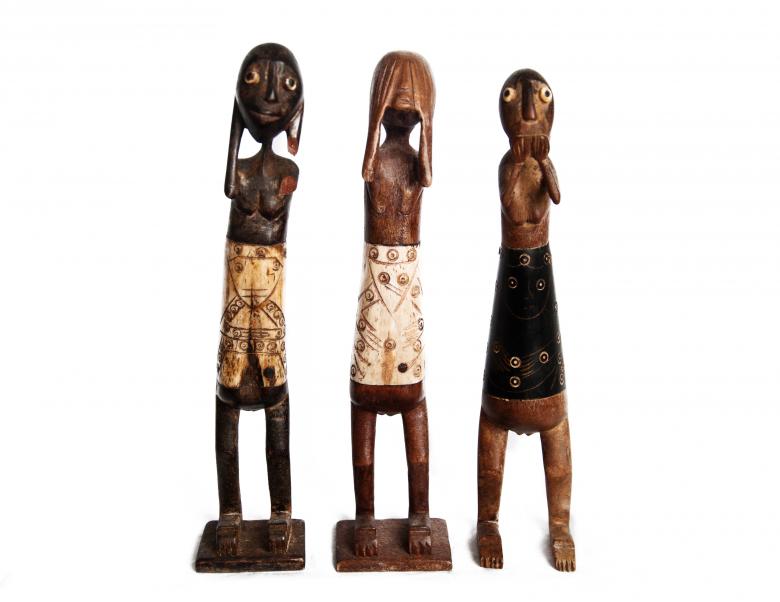 Free stock image of wooden statues created by Luka