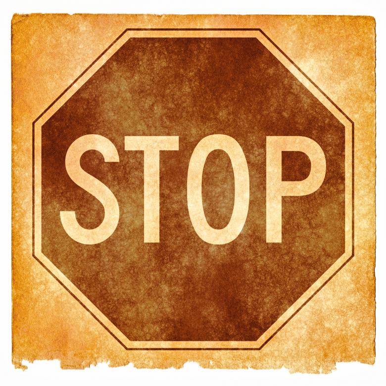 Free stock image of Stop Sign Grunge created by Nicolas Raymond