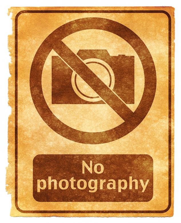 Free stock image of No Photography Grunge Sign created by Nicolas Raymond