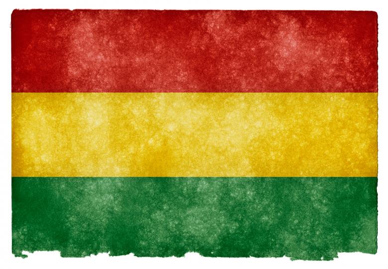 Free stock image of Bolivia Grunge Flag created by Nicolas Raymond