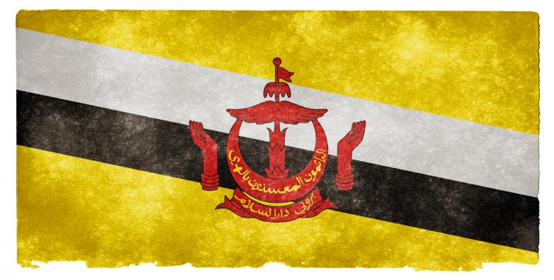Free stock image of Brunei Grunge Flag created by Nicolas Raymond
