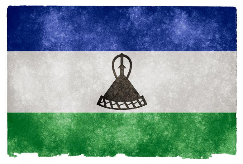 Free stock image of Lesotho Grunge Flag created by Nicolas Raymond
