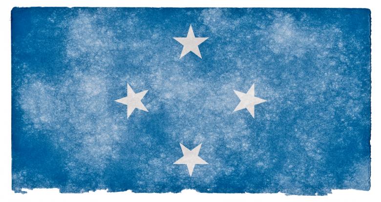 Free stock image of Micronesia Grunge Flag created by Nicolas Raymond